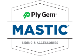 Ply Gem Mastic logo for siding and accessories products