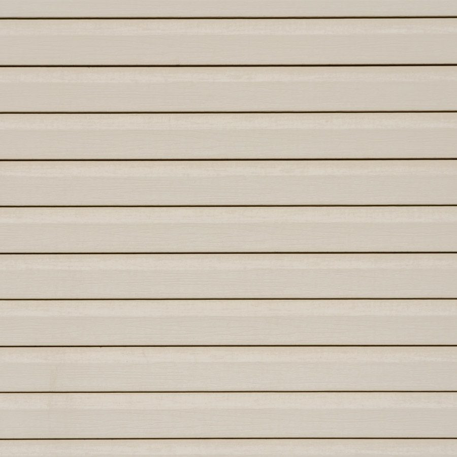 Beige horizontal siding. Close-up view.