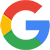 Google company logo, colorful G letter