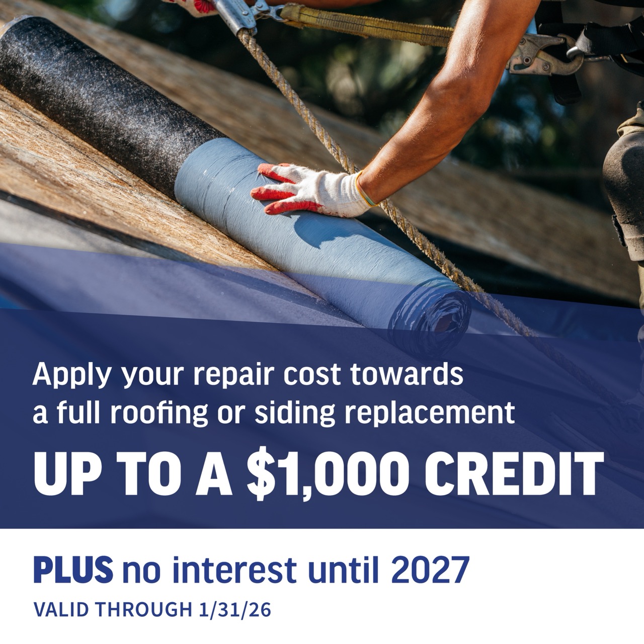 person applying roofing material